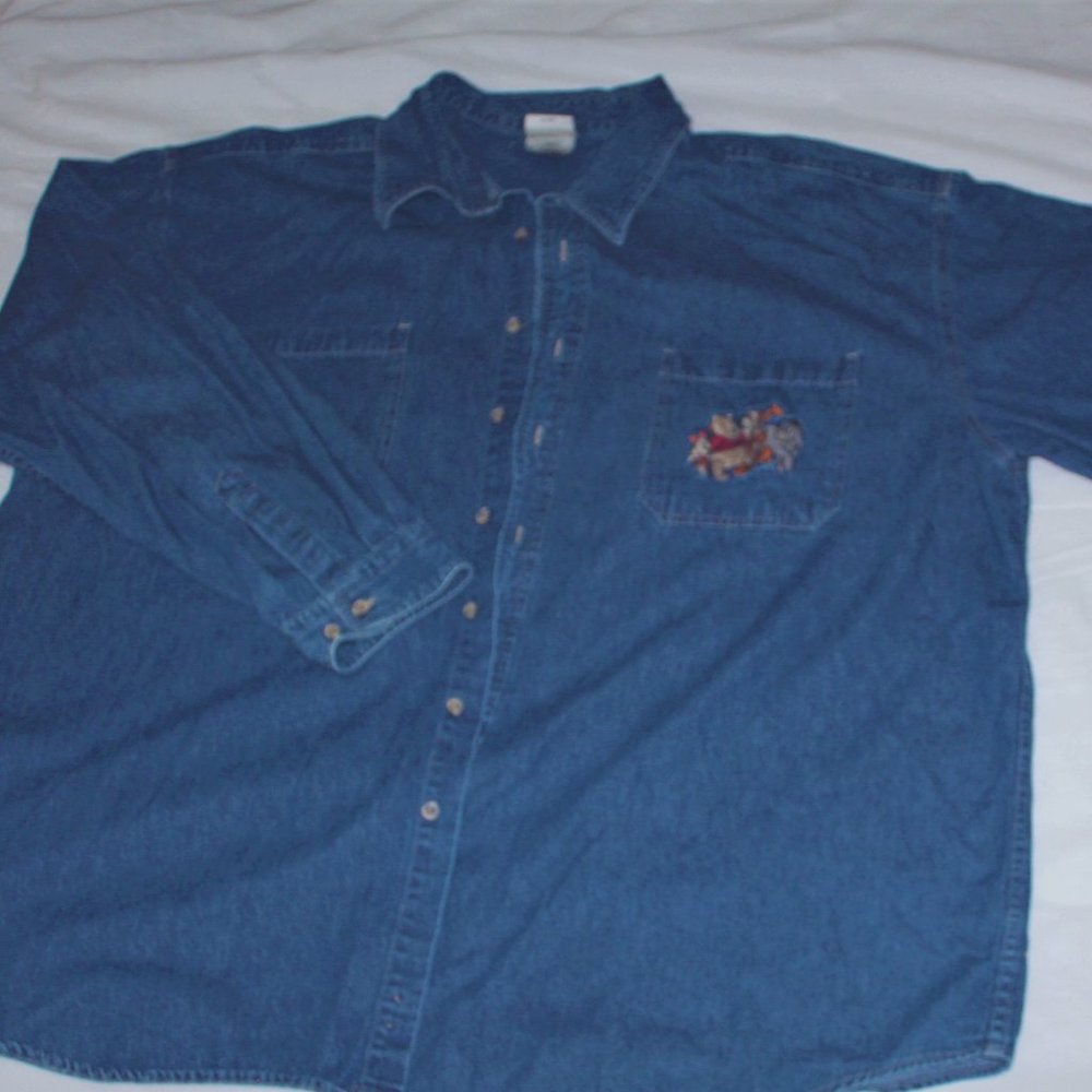 Vintage Disney Winnie the Pooh Denim Shirt